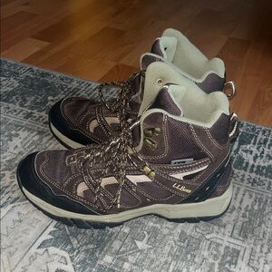 L.L. Bean Men's Brown and Black Hiking Boots